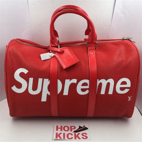 ! SUPREME x LOUIS VUITTON DUFFEL BAG 